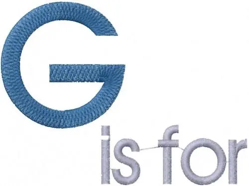 G Is For Embroidery Design Trusted Brand