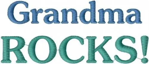 Grandma Rocks Embroidery Design Buy Today