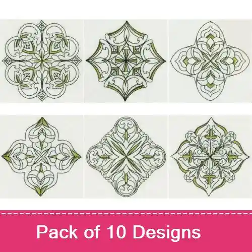 Quilt 046 Embroidery design pack by Premium Embroidery, Embroidery Packs on EmbroideryDesigns.com Sale