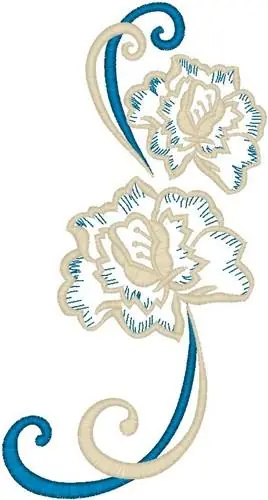 Factory Price Flowers Embroidery Design