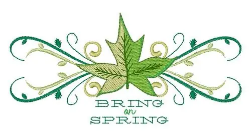 Clearance Bring On Spring Border Embroidery Design