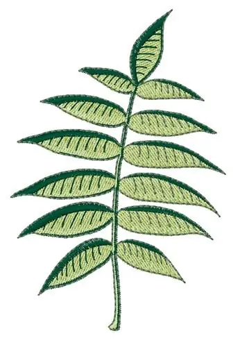 Seasonal Sale Fern Leaf Embroidery Design