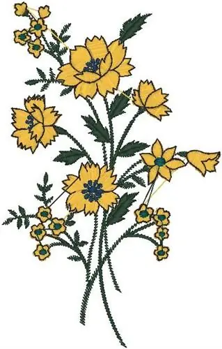 Certified Wildflowers Embroidery Design