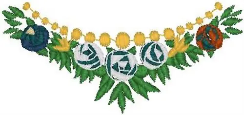 Flower Swag Embroidery Design Buy Direct