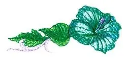 Tropical Floral Embroidery Design Discount