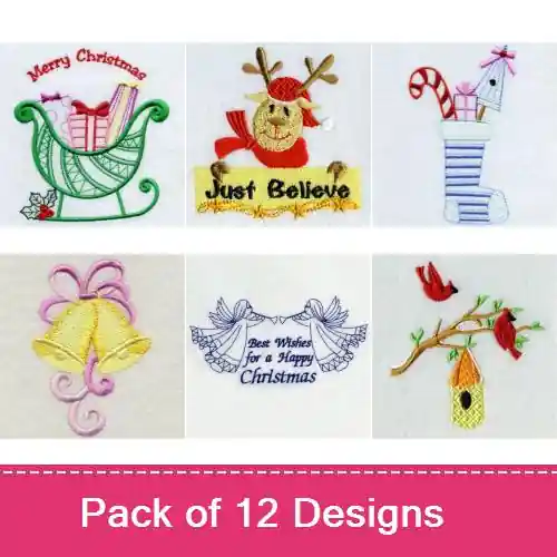 Holiday 012 Embroidery design pack by Premium Embroidery, Embroidery Packs on EmbroideryDesigns.com Money Back Guarantee