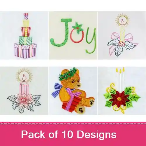 Holiday 014 Embroidery design pack by Premium Embroidery, Embroidery Packs on EmbroideryDesigns.com Viral