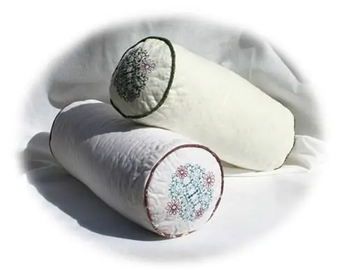 Bolster Pillow Patterns Embroidery Project Markdown