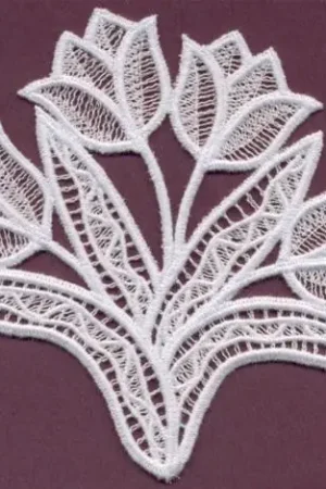 Floral Italian Lace Embroidery Design Markdown
