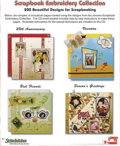 Scrapbook Designs Embroidery Project Warranty Included