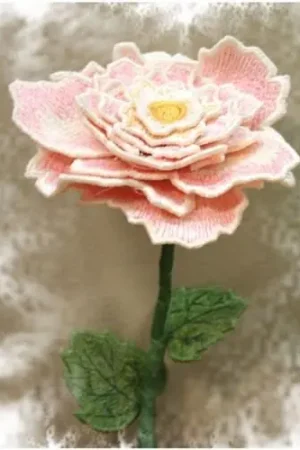 3D Peony Flower Embroidery Project Wholesale