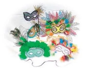 Deal Masquerade Party Masks Embroidery Project