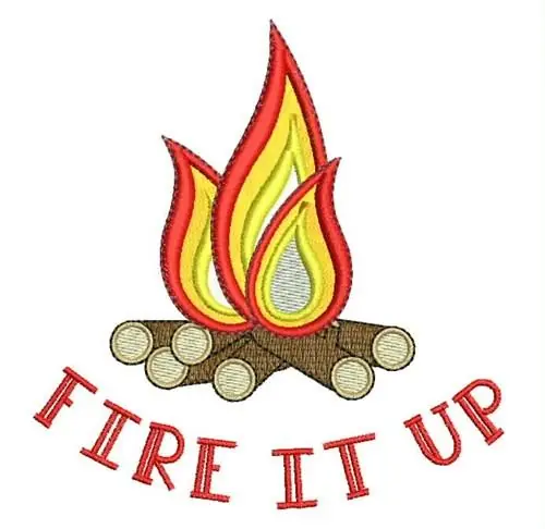 Wholesale Fire It Up Embroidery Design