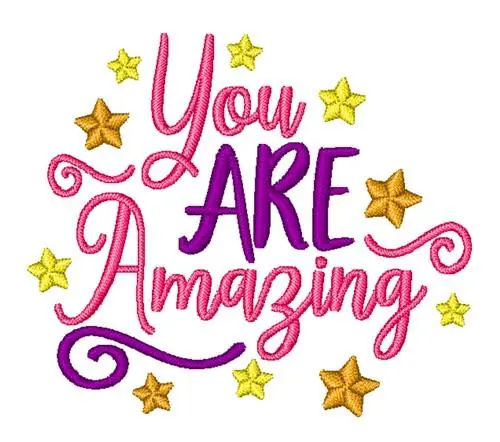 Deal You Are Amazing Embroidery Design