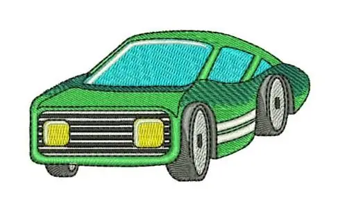 Sport Cart Embroidery Design Trending