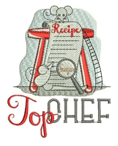 Weekend Sale Top Chef Embroidery Design