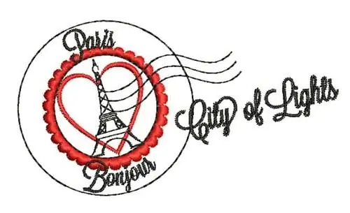 City Of Lights Embroidery Design Fast Shipping