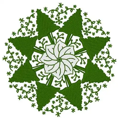 Special Discount Christmas Mandala Embroidery Design
