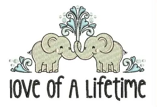 Buy Online Love Of Lifetime Embroidery Design
