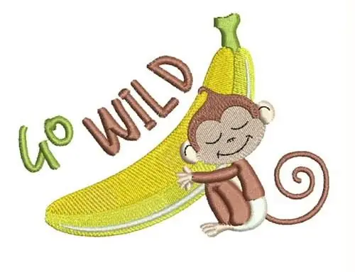 Go Wild Embroidery Design Sale
