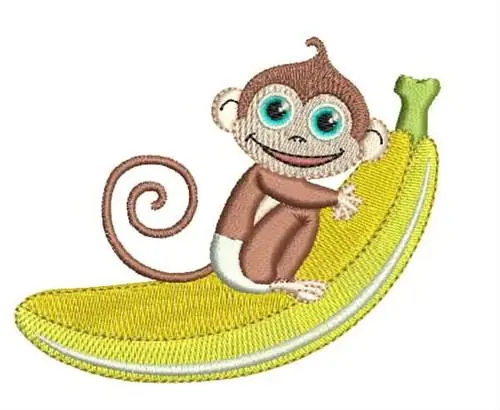Buy Today Baby Monkey Embroidery Design