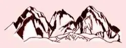 Mountains Embroidery Design Free Shipping