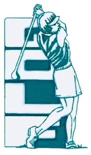 Ladies Golf Swing Embroidery Design Secure Checkout
