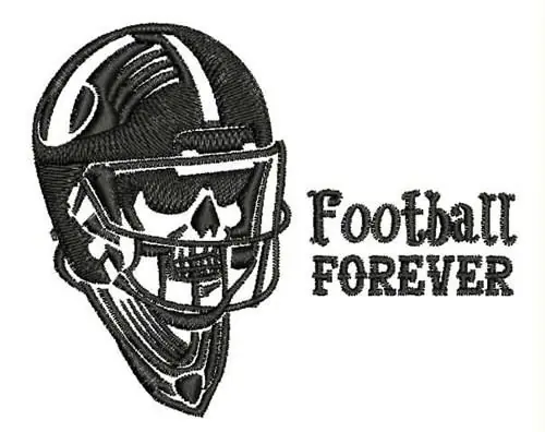 Football Forever Embroidery Design Hot Deal