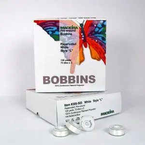 Secure Checkout Madeira White Elite Style-L Bobbins