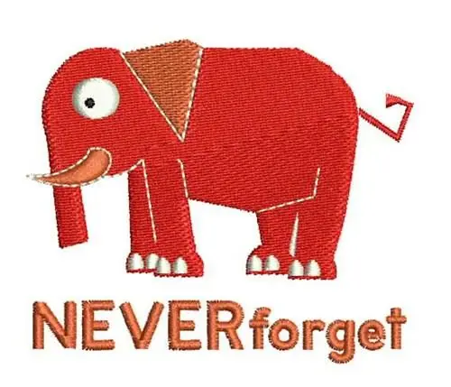 Mega Sale Never Forget Embroidery Design