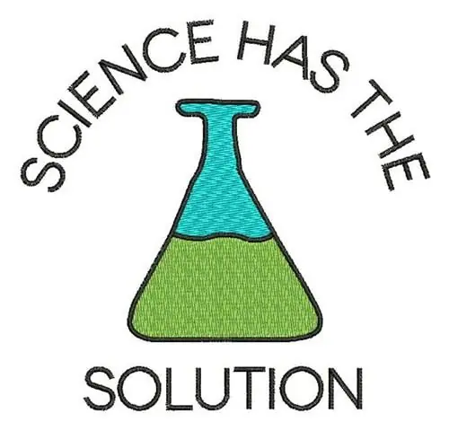 Science Has Solution Embroidery Design Limited Time