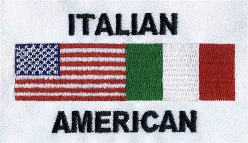 Cheap Italian American Flags Embroidery Design
