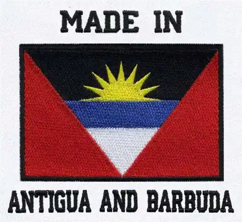 Antigua and Barbuda Embroidery Design Today Only