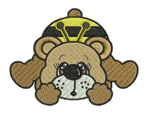 Bumblebee Bear Embroidery Design Buy Online