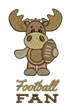 Football Fan Embroidery Design While Supplies Last