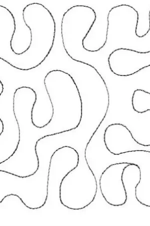 4" LG STIPPLE SQUARE Embroidery Design High Quality