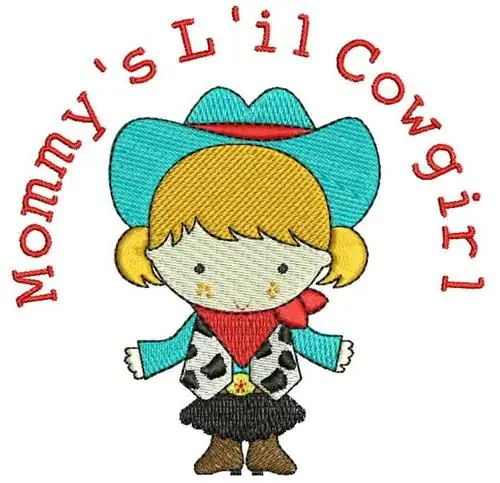 Order Now Lil Cowgirl Embroidery Design