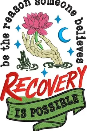 Direct From Manufacturer Recovery Inspiration  Embroidery Design