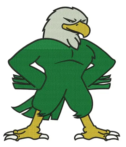 In Demand Eagle Logo Embroidery Design