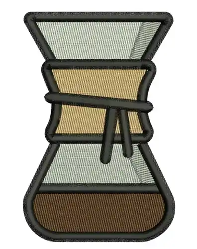 Same Day Shipping Drip Coffee Caraffe Embroidery Design