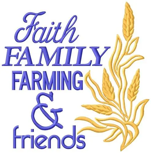 Instant Buy Faith Family Embroidery Design