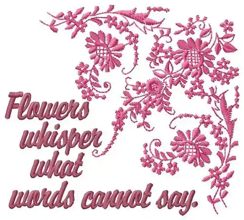 Buy Online Flowers Whisper Embroidery Design