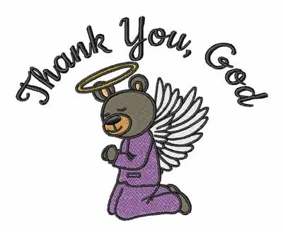 Thank You God Embroidery Design Best Choice