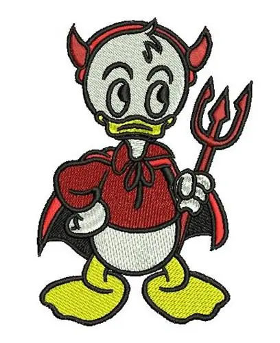 Donald Halloween Embroidery Design Final Sale