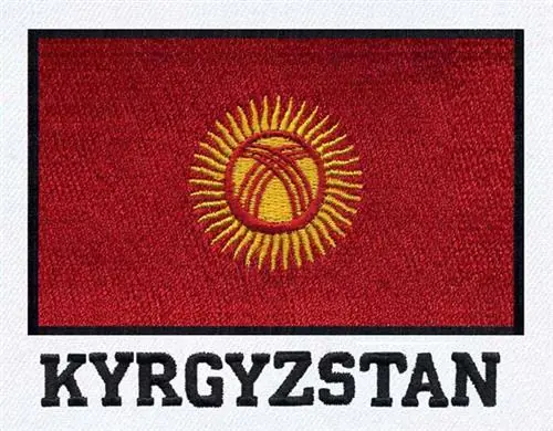 Kyrgyzstan Embroidery Design Original