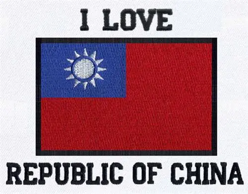 Luxury Republic of China Embroidery Design