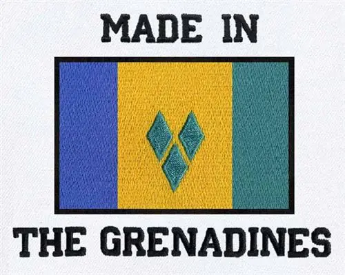 Saint Vincent Grenadines Embroidery Design Luxury
