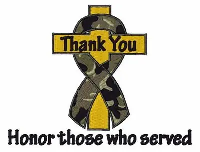 Honor Who Served Embroidery Design Special Offer