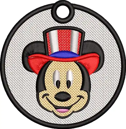 Sale FSL Patriotic Mickey Embroidery Design