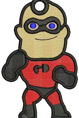 Certified FSL Mr Incredible Embroidery Design